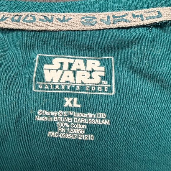 Disney Teal R2-D2 Women's Blouse - Picture 2 of 5